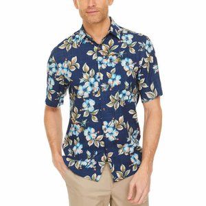 NWT Burma Bibas Men's Short Sleeve Woven Shirt